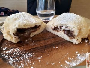 Frizza Calzone at Les Tontons Veg in Paris
