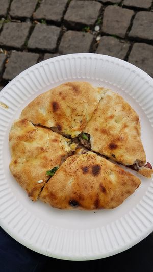 Vegan Lobiani at Royal Healthy Slices in Munich