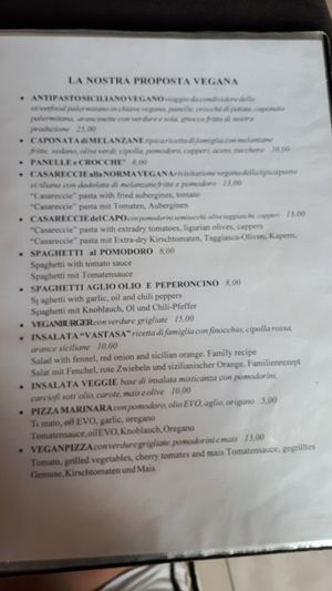 Vegan dishes at Maga Magò in Jesolo