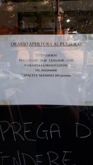 Opening hours at Maga Magò in Jesolo