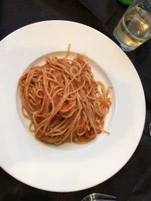 Spaghetti Pomodoro  at Maga Magò in Jesolo