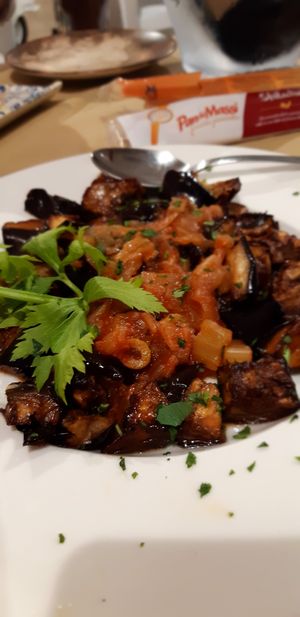 Antipasti aubergine (starter) at Maga Magò in Jesolo
