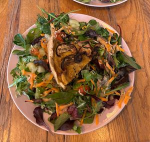 Quiche mit Salat (vegan)  at Rosa Parks Café in Berlin