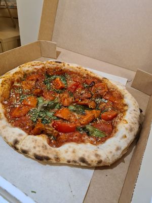 Vegan margarita at Dough & Oil in Shrewsbury