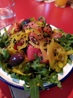 House salad without cheese at Dough & Oil in Shrewsbury