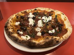 Vegan Al Fresco pizza  at Dough & Oil in Shrewsbury