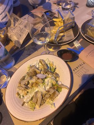 ceaser salad   at La Pentola in Makarska