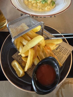 Fries  at La Pentola in Makarska