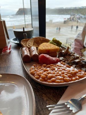 Vegan brekkie at Saltwater Cafe Bar in Scarborough