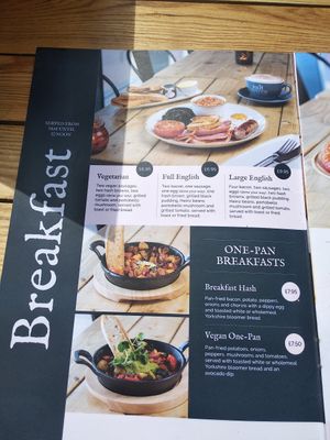 Menu 1 at Saltwater Cafe Bar in Scarborough