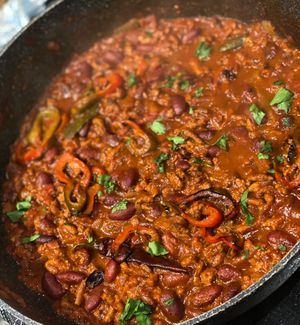 Cocoa Chilli Non Carne at Plantopia in St Albans