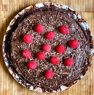 Chocolate Fudge Layer Cake at Plantopia in St Albans