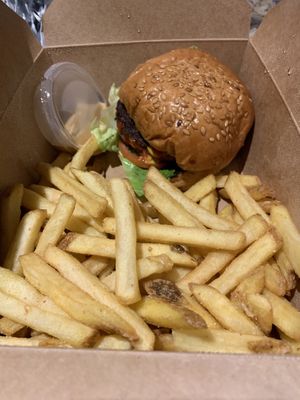 miami burger  at Plantopia in St Albans