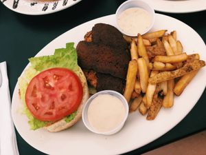 Vegan chicken bacon ranch  at Donut Villa Diner in Malden