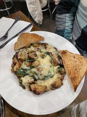 Vegan tofu scramble   at Donut Villa Diner in Malden