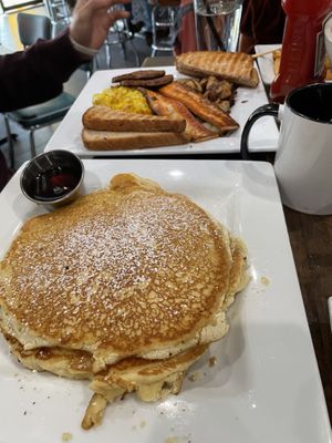 Hungry man   at Donut Villa Diner in Malden