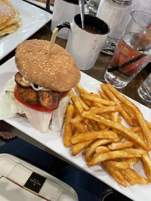 Chickn bacon ranch sandwich  at Donut Villa Diner in Malden