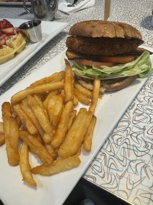 Chicken bakon ranch! (Favorite)  at Donut Villa Diner in Malden