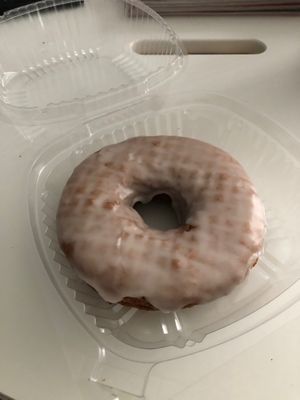 Vegan glazed donut  at Donut Villa Diner in Malden