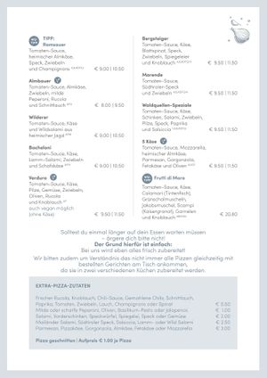 Pizza 2023 at Wirtshaus Waldquelle in Ramsau Bei Berchtesgaden