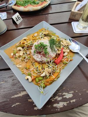 Andis Gemüse-Curry (vegan) at Wirtshaus Waldquelle in Ramsau Bei Berchtesgaden
