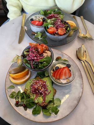 Vegan plate  at Natur Tørst in Copenhagen