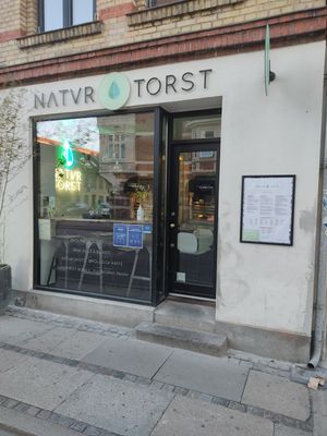 From outside at Natur Tørst in Copenhagen