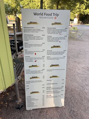 Menu  at World Food Trip in Zweibruecken