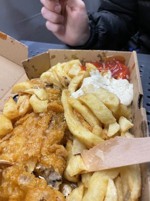   at Hobson's Fish & Chips in London