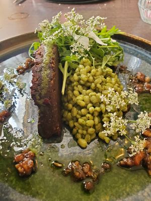 Nut steak at Gistihúsið in Egilsstadjir