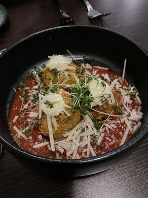 Rice balls  at Gistihúsið in Egilsstadjir