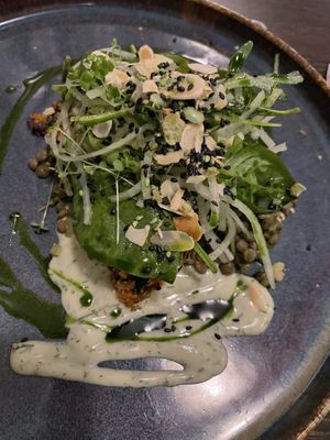 Main couse  at Gistihúsið in Egilsstadjir