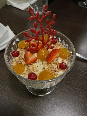 Dessert  at Gistihúsið in Egilsstadjir