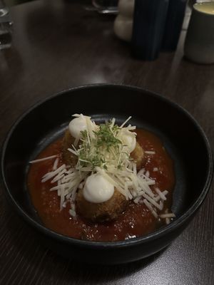 Crispy Rice Balls  at Gistihúsið in Egilsstadjir