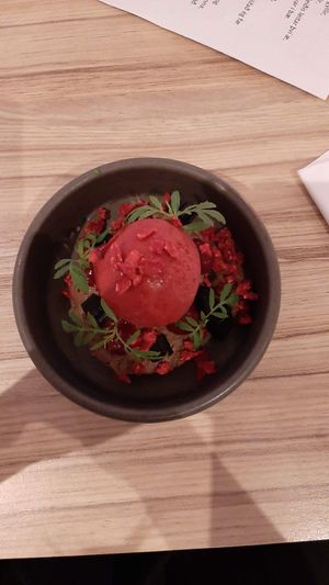 Christmas dessert  at Gistihúsið in Egilsstadjir