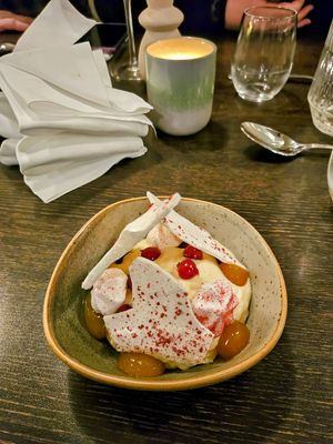 Christmas dessert  at Gistihúsið in Egilsstadjir