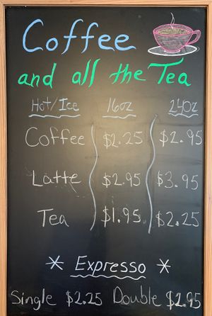 Coffee Menu at The Haus Lounge in Lake Worth