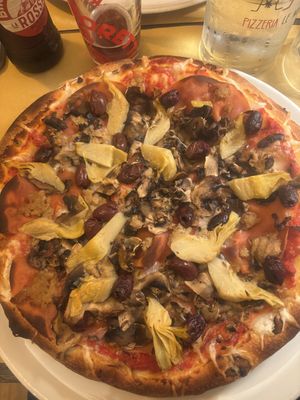   at Pizzeria Le Mura in Lucca