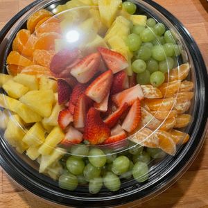 Fruit plate at The Station Coffee in Merchantville