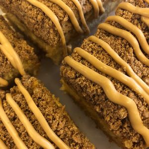 Cinnamon Streusel Coffee Cake. Vegan. at The Station Coffee in Merchantville