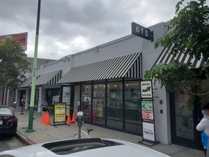 Outside the location at Souley Vegan in Los Angeles