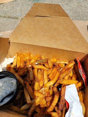 Fries at Souley Vegan in Los Angeles