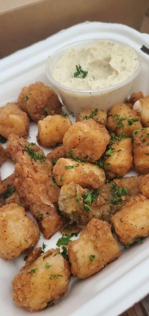 Calamari at Souley Vegan in Los Angeles