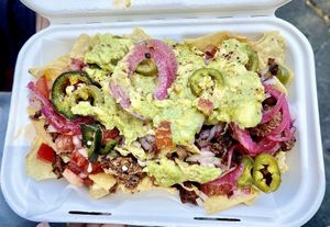 Delicious vegan nachos   at Club Mexicana - Soho in London