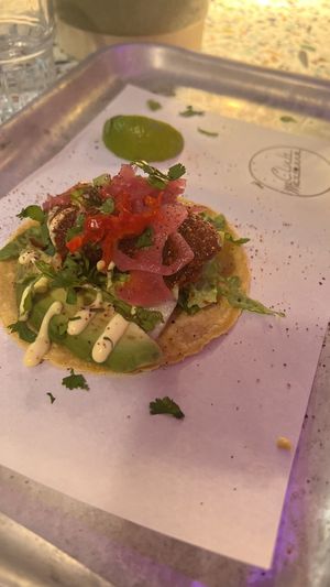 Chicken taco  at Club Mexicana - Soho in London