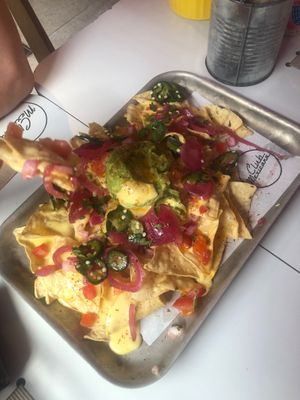 Nachos at Club Mexicana - Soho in London