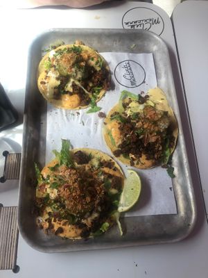 Cheeseburger tacos at Club Mexicana - Soho in London