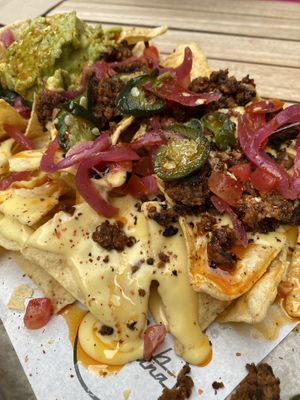 Loaded nachos  at Club Mexicana - Soho in London