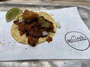Al Pastor Taco  at Club Mexicana - Soho in London