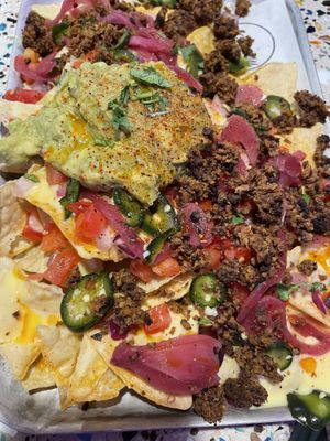 Loaded nachos  at Club Mexicana - Soho in London